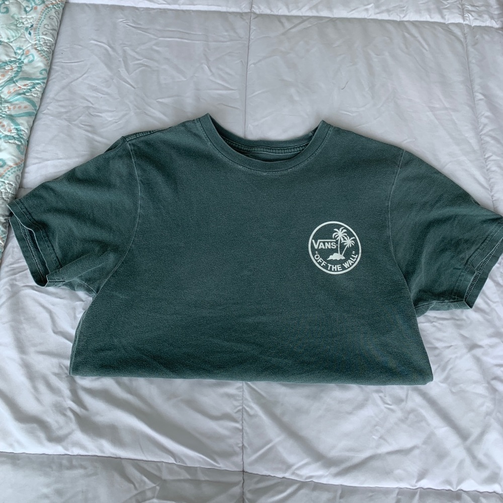 Green Vans Tee
